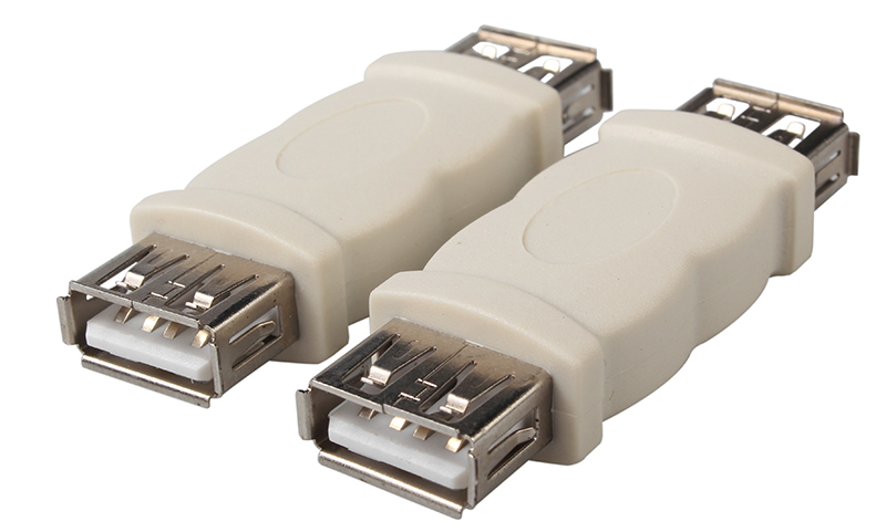 USB 2.0母轉(zhuǎn)母轉(zhuǎn)接頭對(duì)接延長(zhǎng)連接器