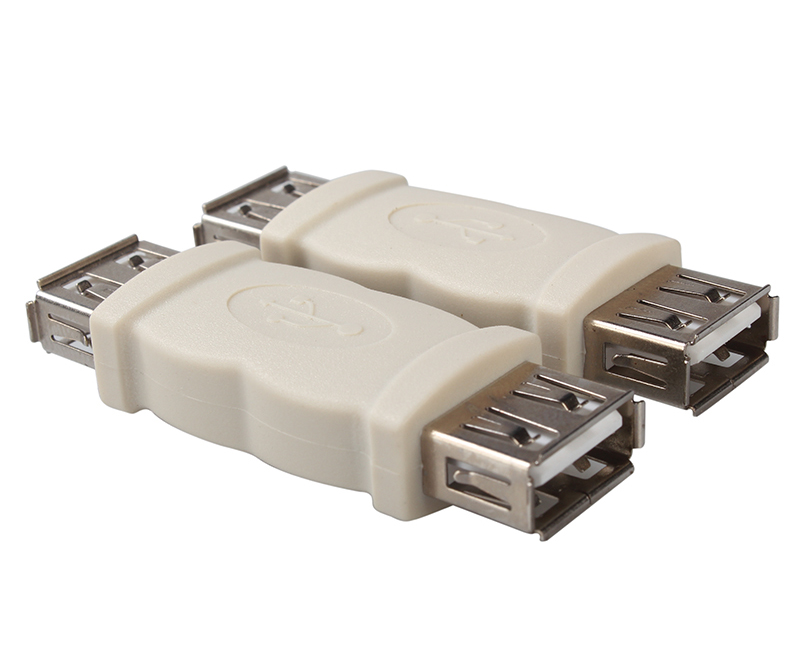 USB 2.0母轉(zhuǎn)母轉(zhuǎn)接頭對(duì)接延長(zhǎng)連接器