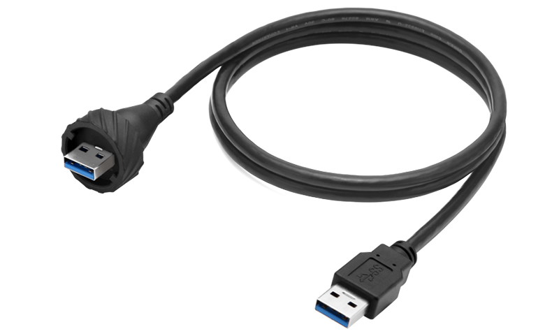 USB 3.0 公轉公數據線傳輸線防水廠家直銷